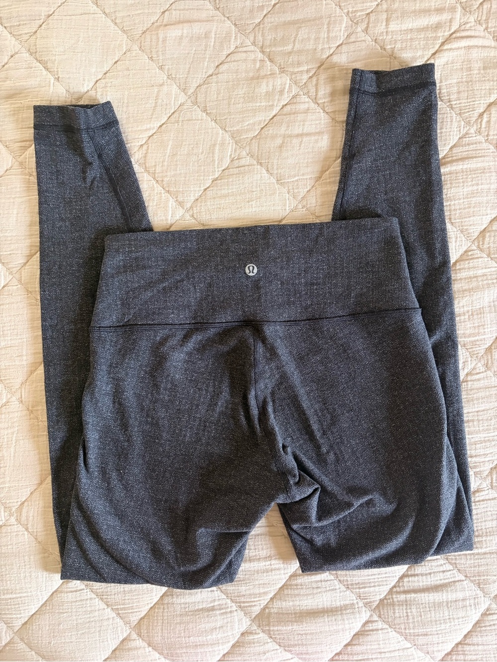 lululemon athletica Dark Heather Gray Thick High-Rise Leggings 8